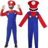 YeahBoom Lot de 3 costumes de Mario Luigi - Costume de cosplay - Pour homme et femme - Pour Noël et carnaval