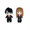 Lot de 2 peluches Harry Potter : Harry Potter 20 cm + Hermione Granger 20 cm 