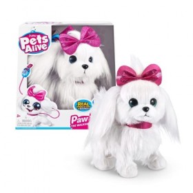 Pets Alive Lil Paw Paw The Walking Puppy Jouet robotique en Peluche électronique par ZURU