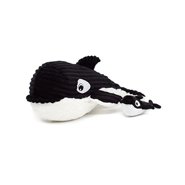 Ptipotos by les Déglingos - Morphalou lOrque maman et son bébé - Doudou tout doux pour bébé - Peluche Bébé - Cadeau de Naiss