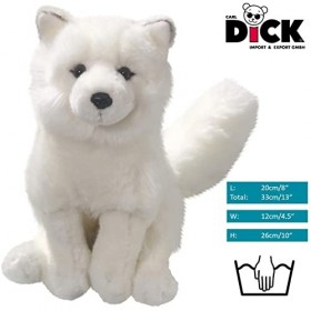 Carl Dick Peluche Renard Polaire, Renard Arctique, Isatis 26cm 3352