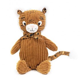 Les Déglingos Doudou Bébé Garçon Speculos le Tigre - Grande Peluche Tigre - Grand Simply - Ultra Doux - Dès la Naissance - 