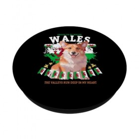 Tenue galloise corgi et jonquille pour enfants et Cymru Pays de Galles PopSockets PopGrip Interchangeable