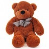 THE TWIDDLERS XL Ours en Peluche Grand, Teddy Bear, Nounours Brun, 80cm - Cadeau pour Bébés, Enfants et Adultes pour Noël, An
