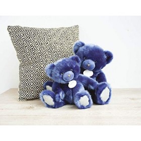 Doudou et Compagnie - Ours En Peluche Paillettes - 30 cm - Bleu Nuit - Ours Collection - DC3566