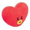 Produits officiels BT21 signés Aurora World, coussin peluche TATA, 61343, bleu et rouge