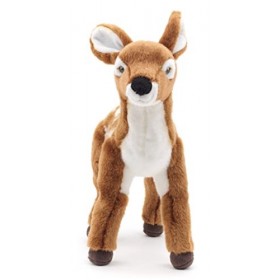 Uni-Toys - Faon Debout - 29 cm Hauteur - Chevreuil en Peluche - Peluche, Doudou