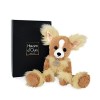 Histoire dOurs - Peluche Chien - Doudou chihuahua - Marron - 30 cm - LES EBOURIFFES - HO3159