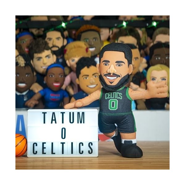 Bleacher Creatures Boston Celtics Jayson Tatum Figurine en peluche NBA 25,4 cm – Une superstar pour jouer ou exposer