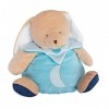 Baby Nat - Peluche Range-Pyjama Enfant - Peluche Lapin - Cadeau Bébé - Bleu - Lumi - BN0540