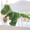 EZLAM 40~110cm Bouche Ouverte Tyrannosaure T-Rex Triceratops Poupée De Dinosaure en Peluche Impression Réaliste Vert Brun Gri