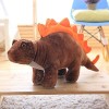 EZLAM 40~110cm Bouche Ouverte Tyrannosaure T-Rex Triceratops Poupée De Dinosaure en Peluche Impression Réaliste Vert Brun Gri