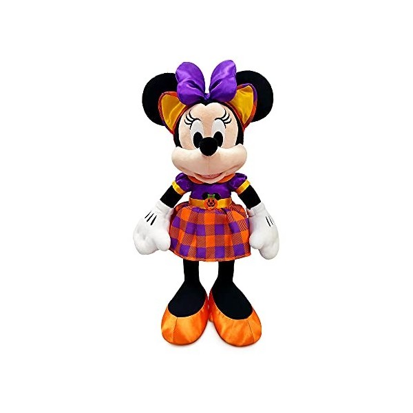 Disney Store Minnie Maus Halloween kleines weiches Plüsch-Spielzeug - 40 cm - aus weichem Stoff mit gestickten Details - geei