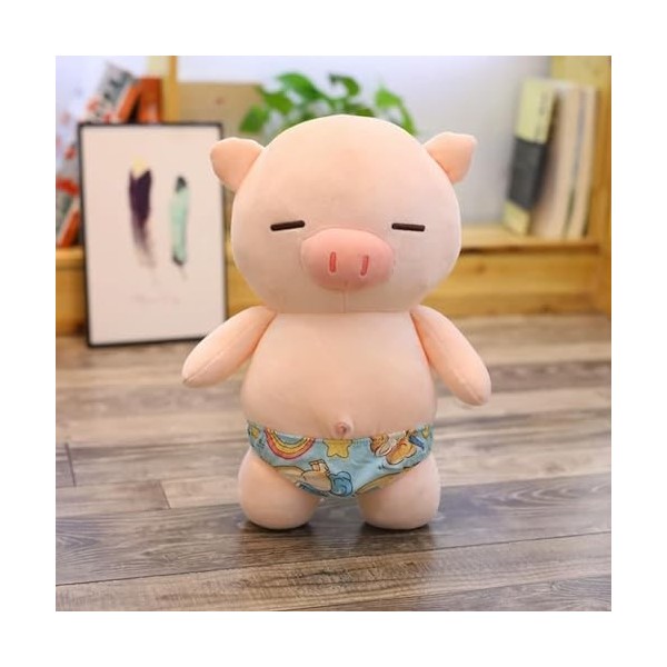 EacTEL Cochon De Dessin Animé Mignon Jouet en Peluche Cochon Peluche Poupée Jouet en Peluche Décoration D’Anniversaire Cadeau