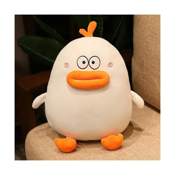 NOpinz Peluche Rond Canard Peluche Jouet étreindre poupée Mignon Oreiller en Peluche drôle Chambre canapé décoration Annivers