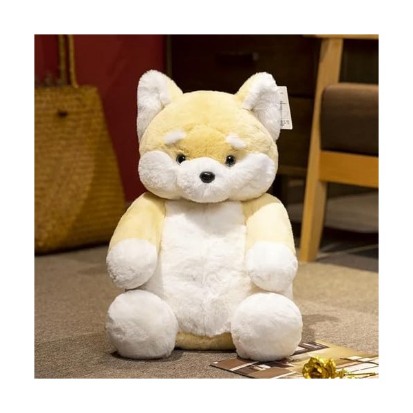 KiLoom Nouveau Husky Inu Peluche Jouet Dessin Animé Doux en Peluche Animal Chat Adorable Peluche Poupée Accompagner Oreiller 