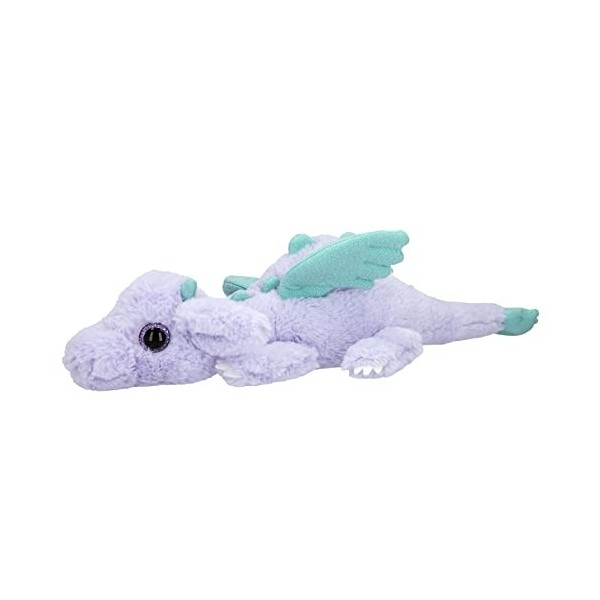 Depesche- Chocolat 12021 TOPModel Love – Doudou Dragon Violet et Turquoise, Peluche avec Yeux Scintillants, Environ 50 cm, co