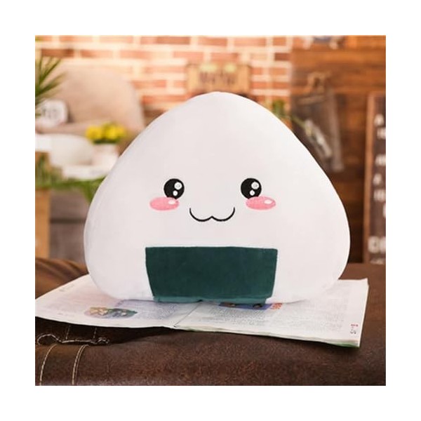 Kawaii Sushi Onigiri Oreiller en Peluche Coussin Peluche Nourriture Peluche Jouet Mignon gyoza poupée Mignon Cadeau 40cm 1