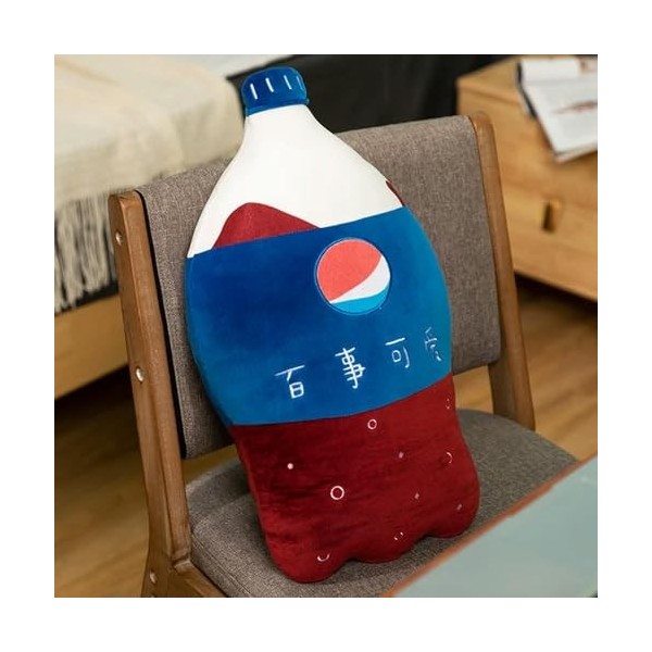KiLoom Simulation Boisson Gazeuse Oreiller en Peluche Drôle Sprite Coke Cola Fanta Soda Doux Peluche Bande Dessinée Poupée Co