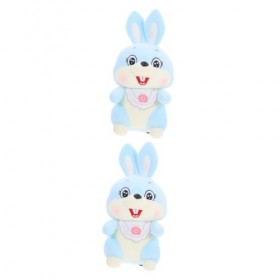Totority 2 Pièces Lapin en Peluche Peluche Jouets pour Enfants Lumière Maison Décorations pour La Maison Jouet pour Enfants e