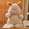 Nouveau Doux Kawaii Peluche Lapin Poupée Mignon Chien en Peluche Jouet Dessin Animé Lapin Chiot Animal Coussin Mignon Décoré 