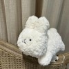 GagaLu Mignon Doux Dessin Animé Lapin en Peluche Jouet Teddy Velours Lapin en Peluche Poupée Fille Cadeau D’Anniversaire Déco