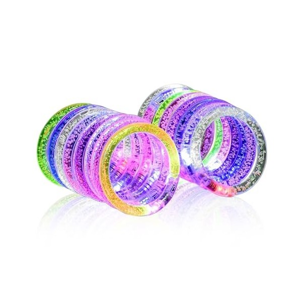 Sumajuc Lot de 16 bracelets LED