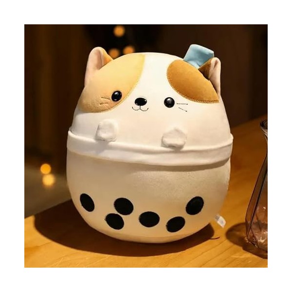NOpinz Tasse à thé au Lait Kawaii, Panda Arctique, Requin, Jouet en Peluche, Oreiller en Peluche, Peluche Animal, Cadeau Fill