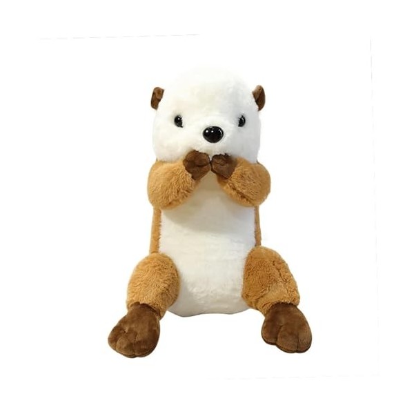 Kawaii Loutre de mer en Peluche Jouet Peluche Animal Loutre poupée Enfants Oreiller Fille Cadeau de Noël 38cm 1