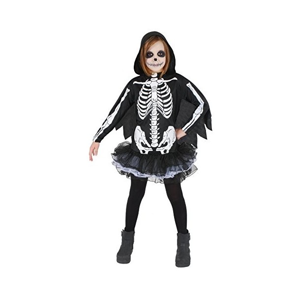 Ciao- Lady Skeletrina Squelette costume déguisement fille Taille 7-10 ans 