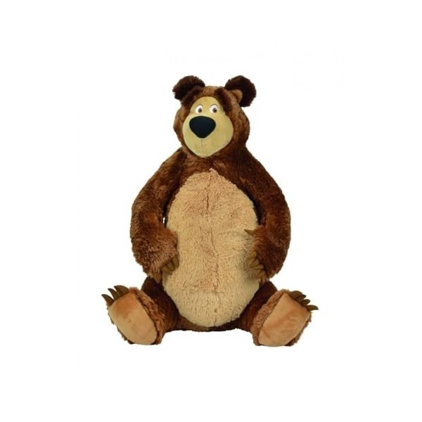 Grandi Giochi - Masha et Ours, Ours Doux en Peluche 40 cm - MHA06100