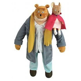 JEMINI ESRNEST ET Celestine Peluche Ernest +/- 31 CM ET Petite Celestine