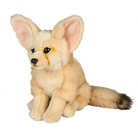 Uni-Toys - Renard du désert - Fennec - 24 cm Hauteur - Renard, Animal Sauvage Exotique - Peluche, Doudou