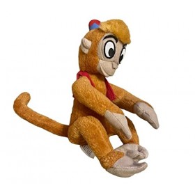 Poupée officielle Abu de Aladdin Singe en peluche douce avec veste rouge 22,9 cm
