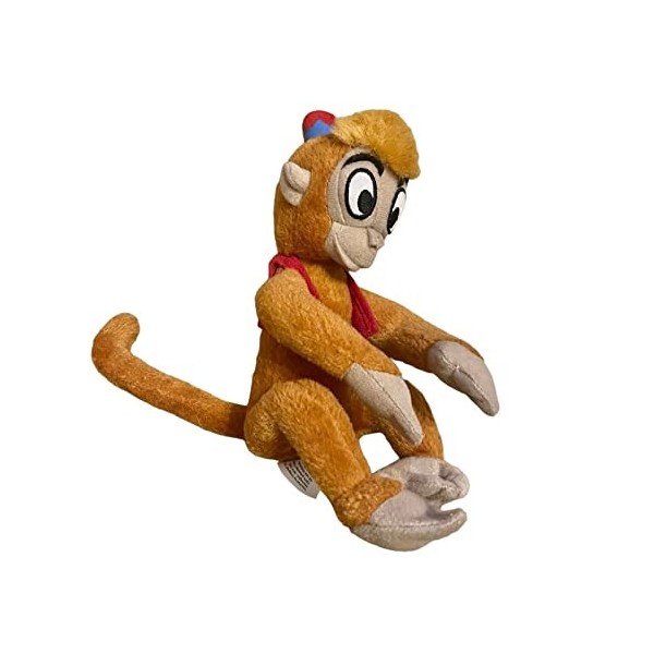 Poupée officielle Abu de Aladdin Singe en peluche douce avec veste rouge 22,9 cm