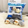 BYNYXI Snack Pillow Peluche Pudding, 8 Pcs Petit Piggy Pudding Animal en Peluche Détachable Chat Piggy Kitty Chat Mignon Snac