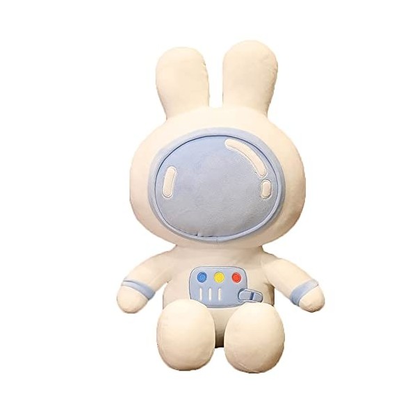 BYNYXI 45 cm Astronaute Lapin Peluche Peluche Astronaute Coussin Lapin Décoration de Pâques Poupée Peluche Mignon Spaceman Do