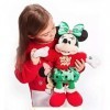 Dis ney Store Minnie Mouse Holiday Winter Festive Cheer Poupée en peluche douce Taille moyenne
