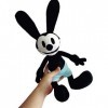 Jouet en peluche Oswald le lapin porte-bonheur de 40 cm - Animaux en peluche doux pour enfants - Cadeau pour bébé