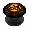 Jack O Lantern Costume dHalloween effrayant sculpté visage de citrouille PopSockets PopGrip Interchangeable