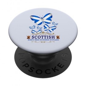 Idée de tenue drapeau écossais pour femme et fantaisie Écosse PopSockets PopGrip Interchangeable