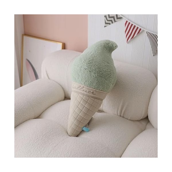 Kawaii Peluche Crème Glacée Peluche Jouet Dessin Animé Crème Glacée Tasse en Peluche Nourriture Coussin Cadeau pour Enfants F