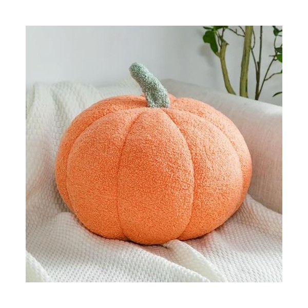 Style Nordique Couleur Vintage Citrouille Forme Coussin en Peluche Halloween Chambre décoration Oreiller canapé Salon Enfants