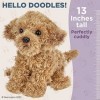 Bearington Collection Doodles Labradoodle - Chien en Peluche avec Peluche 13 Pouces