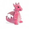 Aurora, 30836, Sparkle Tales, Dahlia Le Dragon, 30 cm, Peluche, Rose