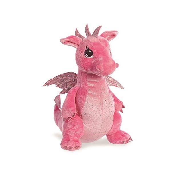 Aurora, 30836, Sparkle Tales, Dahlia Le Dragon, 30 cm, Peluche, Rose