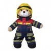 Simba- Feuerwehr Plüschbär Rosenbauer kuschelweich mit Feuerwehranzug und abnehmbarem Helm / 30cm / 0Monate+ Ours en Peluche 