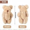 Skylety 32 Pièces Mini Ours en Peluche Petit Ours Mini Joint Ours Minuscule Ours Doux Poupée Jouets en Peluche pour Anniversa