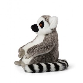 WWF Plüschtier Lemur 23cm , besonders Flauschige und lebensechte Plüschtierkollektion des WWF, hohe Qualitäts- und Sicherhei