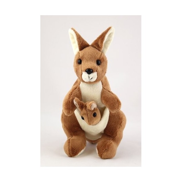 Kangaroo soft toy with joey 